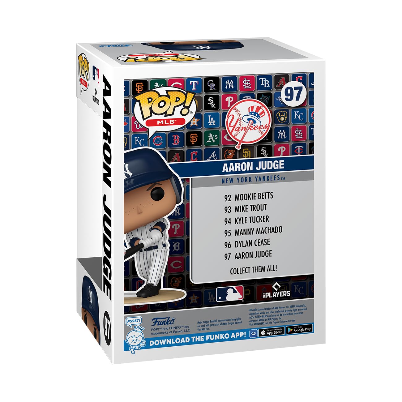 Buy now Funko POP! MLB: Yankees ƒ?? Aaron Judge - Collectable Vinyl Figure - Gift Idea - Official Merchandise - for Kids & Adults - Sports Fans - Model Figure for Collectors and Display at indiglob india