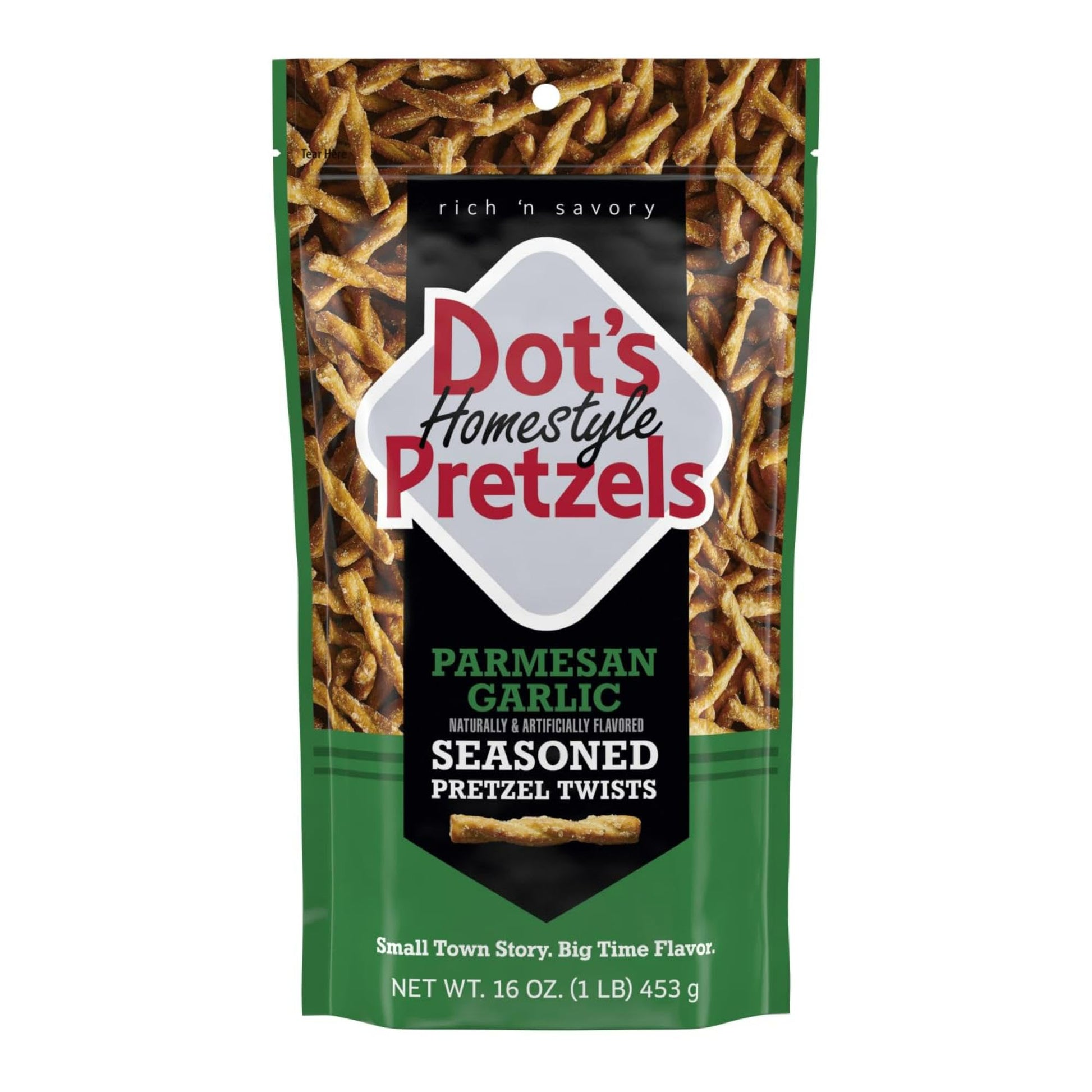Buy now Dot's Pretzels Original Seasoned Pretzel Twist Snack, 16oz Grocery Sized Bag at indiglob india