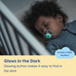 Buy now MAM Air Pacifier for Babies 6-16 Months, Extra Air Flow for Sensitive Skin, Glows in The Dark, Developed with Medical Experts, BPA-Free Skin Soft Silicone, 2 Count, with Sterilizer Case at indiglob india