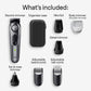 Braun All-in-One Style Kit Series 7 7410, 8-in-1 Trimmer for Men with Beard Trimmer, Body Trimmer for Manscaping, Hair Clippers & More, Sharpest Blade, 40 Length Settings, Waterproof