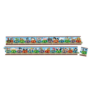 Buy now Melissa & Doug Alphabet Express Jumbo Jigsaw Floor Puzzle (27 pcs, 10 feet Long) - FSC Certified at indiglob india