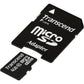 Transcend 2 GB microSD Flash Memory Card TS2GUSD