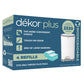 Diaper Dekor Plus Diaper Pail Biodegradable Refills | 4 Count | Most Economical Refill System | Quick & Easy to Replace | No Preset Bag Size – Use Only What You Need | Exclusive End-of-Liner Marking