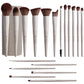 BS-MALL Makeup Brush Set 18 Pcs Premium Synthetic Foundation Powder Concealers Eye shadows Blush Makeup Brushes with black case