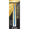 PILOT Acroball 1000 Ultra-Premium Refillable & Retractable Ball Point Pen, Navy Barrel, Fine Point, Black Ink, Single Pen (13653) - Blue Barrel