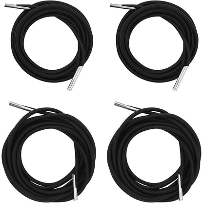 4 Pcs Universal Zero Gravity Chair Repair Cords Replacement Laces Elastic Lounge Chair Cord for Antigravity Chair, Recliners, Bungee Chair
