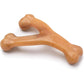 Benebone Wishbone Durable Dog Chew Toy for Aggressive Chewers, Real Bacon, Made in USA, Medium