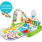 Fisher-Price Baby Playmat Deluxe Kick & Play Piano Gym for Learning & 2 Maracas Soft Rattles for Newborn to Toddler Play Ages 0+ Months
