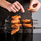 BBQ Steel Metal Roaster Rotisserie Skewers Needle Cage Oven Kebab Maker Grill