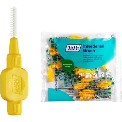 TePe Interdental Brush Original, Soft Dental Brush for Teeth Cleaning, Pack of 20, 0.8 mm, Large Gaps, Green, Size 5