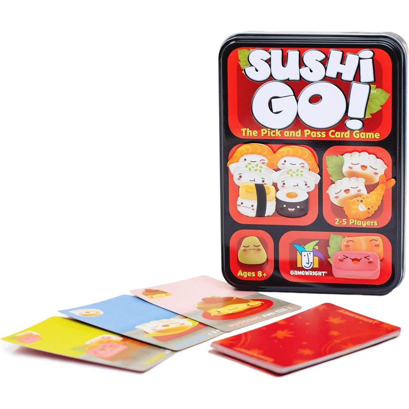 Sushi Go - The Pick and Pass family Card Game from Gamewright, great for 2-5 players aged 8 and up