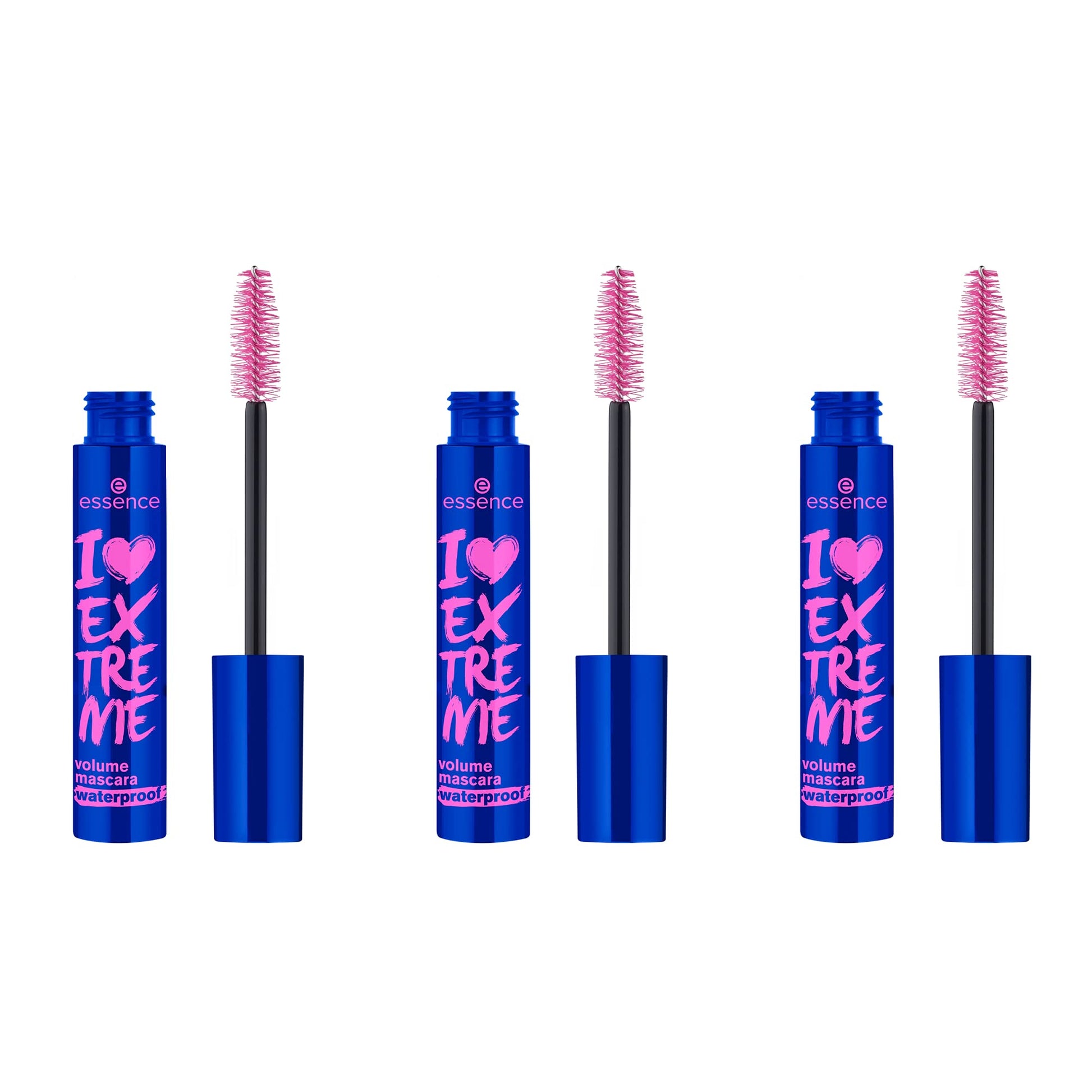 Buy now essence | I Love Extreme Crazy Volume Mascara (Pack of 1) | Intense & Dramatic Volume & Length in One Swipe | Vegan & Cruelty Free Pack of 3 Waterproof Black at indiglob india