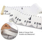Buy now Mibote Baby Growth Height Chart Handing Ruler Wall Decor for Kids, Canvas Removable Height Growth Chart 79" x 7.9" (Black & White) at indiglob india