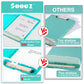 Buy now Sooez Clipboard with Storage, Clip Board 8.5 x 11 with Pen Holder, Plastic Organization Case Box for Letter Legal A4 Size Paper, Low Profile Clip, Nurses Teachers Must Haves, School & Office Supplies at indiglob india