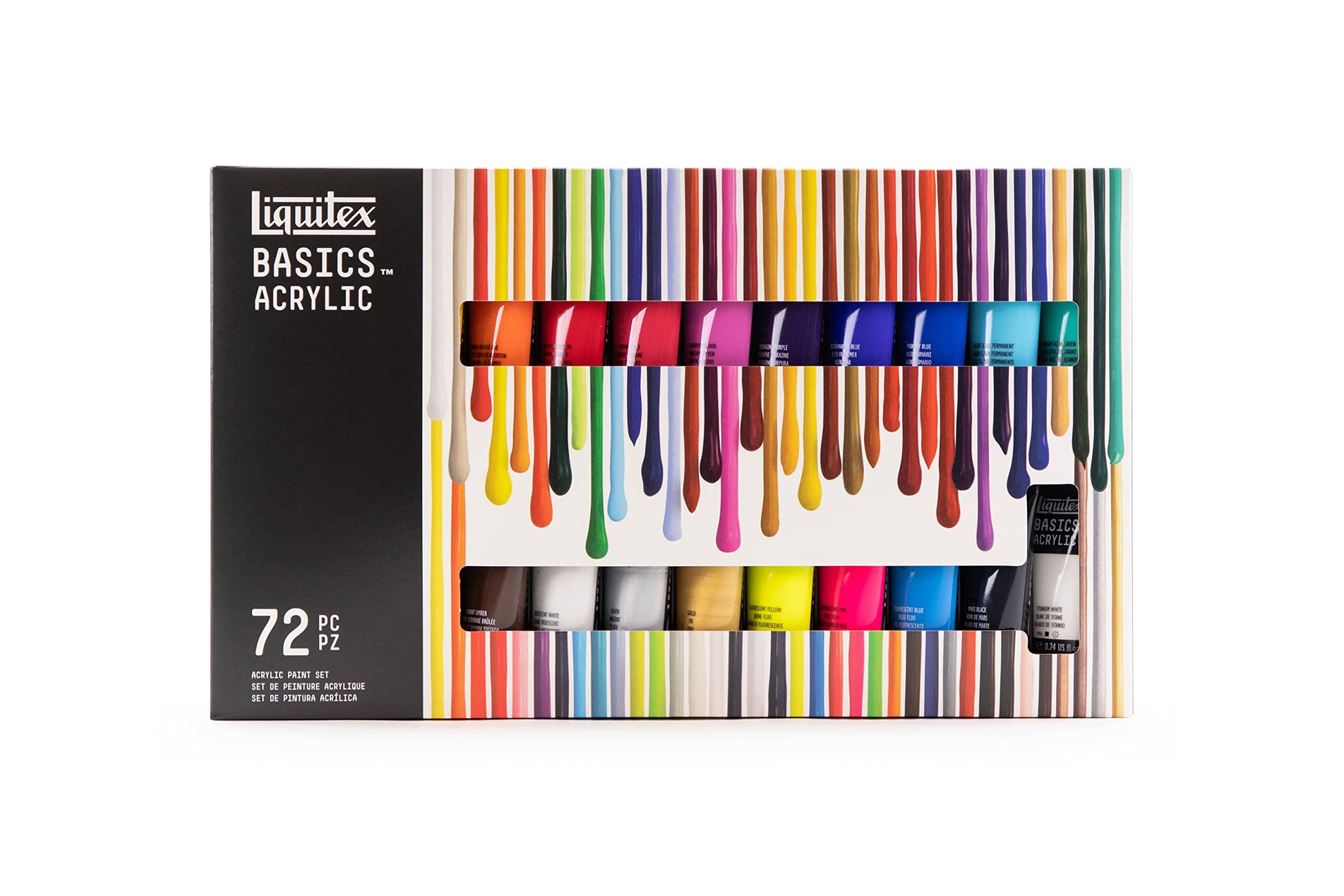 Buy now Liquitex BASICS Acrylic Paint Set, 72 x 22ml (0.74-oz) Tube Paint Set at indiglob india