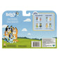 Buy now Bluey Pass The Parcel Figurine Toys Pack of 4, Character Toys with Bingo, Lucky’s Dad, and Lila Figures, Small Action Figures for Kids Ages 3+ at indiglob india