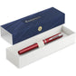 Waterman Allure Fountain Pen | Red Lacquer | Fine Nib | Blue Ink | Gift Box
