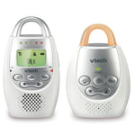 Buy now VTech Communications DM221 Audio Baby Monitor with up to 1,000 ft of Range, Vibrating Sound-Alert, Talk Back Intercom & Night Light Loop, White/Silver at indiglob india