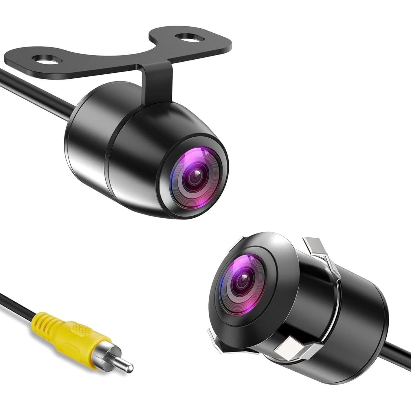 Buy now AHD 1080P Backup Camera, Metal Housing 170 Degree Wide View Angle Universal Car Front/Side/Rear View Camera, Easy Install, Removable Guildlines, Mirror Non-Mirror Image, AHD 1080P/720P, 12V/24V at indiglob india