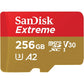 SanDisk 1TB Extreme microSDXC UHS-I Memory Card with Adapter - Up to 190MB/s, C10, U3, V30, 4K, 5K, A2, Micro SD Card- SDSQXAV-1T00-GN6MA, Gold/Red