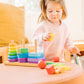Buy now Melissa & Doug Geometric Stacker - Wooden Educational Toy,25 count(pack of 1) at indiglob india