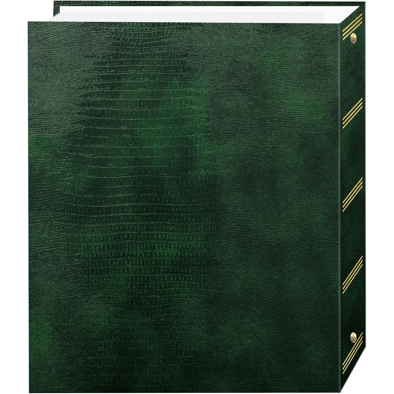 Buy now Magnetic Self-Stick 3-Ring Photo Album 100 Pages (50 Sheets), Hunter Green at indiglob india