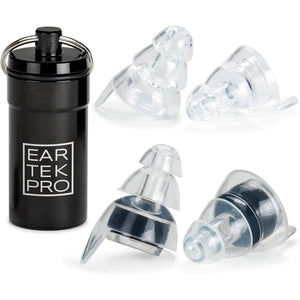 High-Fidelity Concert Earplugs Reusable Noise-Reduction Ear Plugs Set with Two Sizes Included - For Rave, Live Music, Festivals, Marching Bands, Loud Events, Fitness Classes