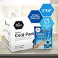MED PRIDE Instant Cold Pack First Aid Kit Ice Pack for Injuries and Pain Relief, No Freezer Needed, 5in X 6in (6 Count (Pack of 1) Clear)
