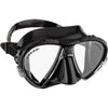 Cressi Matrix Adult Scuba Diving, Snorkeling, and Freediving Masks- Matrix: Made in Italy - Black/Black