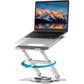Lifelong Ergonomic Adjustable Laptop Stand for Desk - Height Up to 20" Portable Computer Laptop Riser Holder, Fits All MacBook Air & 10 15 17 Inches Laptops, Back to School Gift for Men & Women