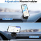 Magnetic Phone Holder for Car - Folding Car Phone Mount Adapter Dual Metal Magnetic Phone Holder Stand for Magsafe iPhone and All Android Smartphones