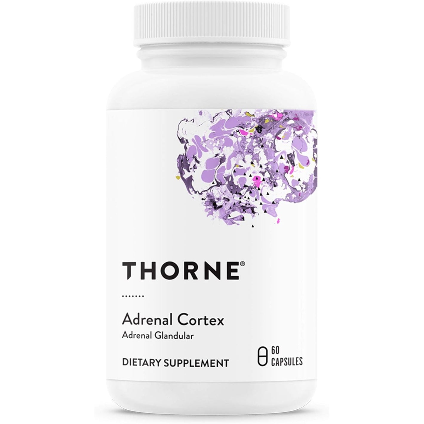 THORNE - Adrenal Cortex - Supplement for Cortisol Management - Support Healthy Adrenal Gland Function, Immune System, Stress Management, Fatigue & Metabolism* - 60 Capsules