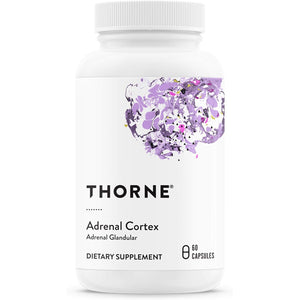 THORNE - Adrenal Cortex - Supplement for Cortisol Management - Support Healthy Adrenal Gland Function, Immune System, Stress Management, Fatigue & Metabolism* - 60 Capsules