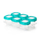 OXO Tot Baby Blocks Freezer Storage Containers Teal (4 Oz)