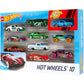 Hot Wheels Set of 10 1:64 Scale Toy Trucks and Cars for Kids and Collectors, Styles May Vary