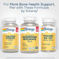 SOLARAY Magnesium Glycinate Capsules, Chelated Magnesium Bisglycinate w/BioPerine, Higher Absorption Magnesium Supplement - Bones, Muscles, Heart Support, Vegan (30 Servings, 120 VegCaps)