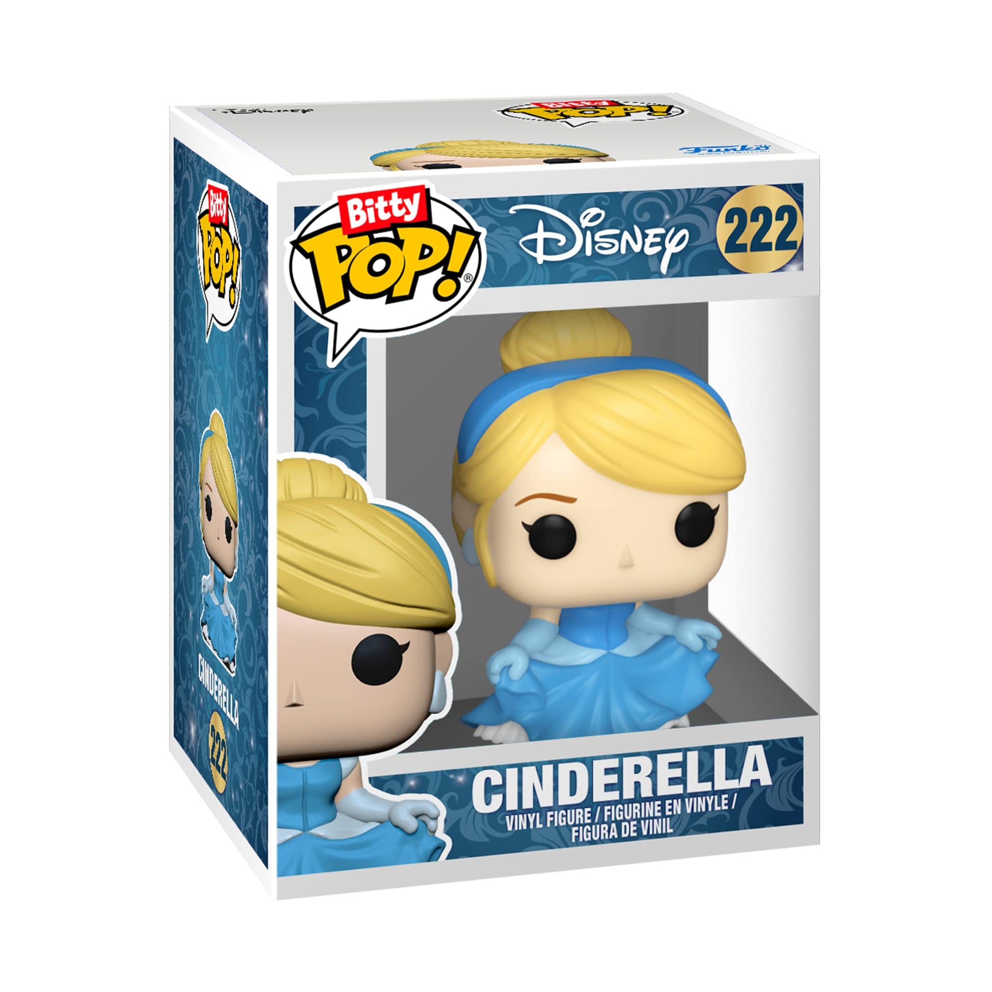 Buy now Funko Bitty Pop Disney Princesses - Cinderella, Snow White, Aurora and A Surprise Mystery Mini Figure - 0.9 Inch (2.2 Cm) Collectable - Stackable Display Shelf Included - Gift Idea at indiglob india