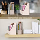 Buy now SUIN 2 Pack Magazine-Holders Magazine File-Organizer-Boxes Sturdy Cardboard Magazine File Folder-Holder for Home/Office Desk Organizer and Decor, Pack of 2, PH201 (Natural Pink) at indiglob india