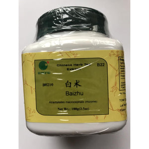 Bai Zhu - Bai-zhu Atractylodes Rhizome, 100 Grams,(E-Fong)