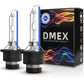 Buy now DMEX D4S HID Headlight Bulbs Xenon 35W Replacement 66440 42402 42402WX - Pack of 2, 8000K White Blue (Not fit Halogen Headlamp) D4S at indiglob india