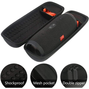 Buy now Hard Travel Case Compatible for Charge 3 BLKAM Waterproof Portable Bluetooth Wireless Speaker (Black). Extra room for USB Cable and Charger at indiglob india