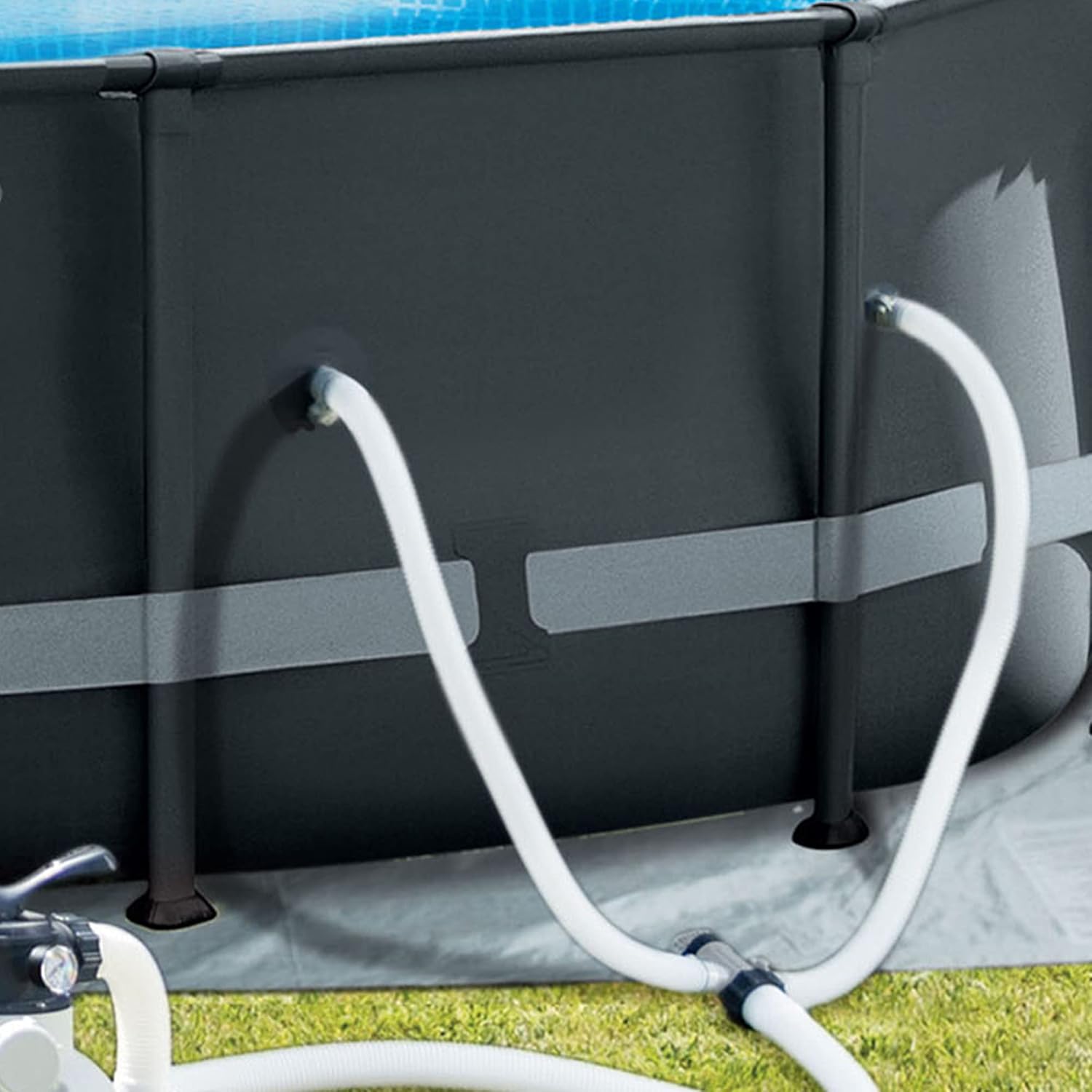Buy now Intex 29060E 1.5" Diameter Accessory Pool 1,500 GPH Pump Replacement 59" Hose for Intex Pumps, Saltwater Systems, and Sand Filters at indiglob india