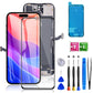 Buy now for iPhone 11 Screen Replacement 6.1 3D Touch Screen LCD Display Digitizer for A2111, A2223, A2221 Cell Phone Repair Kits+ Waterproof Frame Adhesive Sticker+Screen Tempered Protector+Face ID at indiglob india