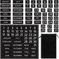 50 Pcs Calendar Magnet Numbers for Whiteboard and Refrigerator, Magnetic Days of The Week and Months Magnetic Calendar Dates Indicators for Office (10.4 x 6.7 Inch)