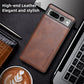 X-level for Google Pixel 7 Pro Case 5G, Premium PU Leather Elegant Soft TPU Bumper Shockproof Protective Cases Phone Cover for Google Pixel 7 Pro 2022(Brown)