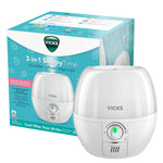 Buy now Vicks Cool Mist 3-in-1 SleepyTime Humidifier for Baby & Kids with Color Changing Night Light and Essential Oil Diffuser at indiglob india