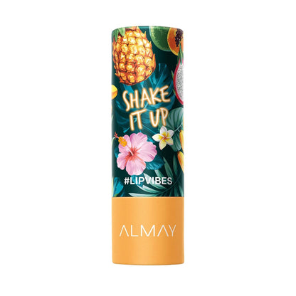 Almay Lip Vibes Lipstick with Vitamin E Oil & Shea Butter, Matte Finish, Hypoallergenic, Treat Yourself, 0.14 Oz