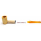 Missouri Meerschaum - Legend Corn Cob Tobacco Pipe - Flat, Straight Bit