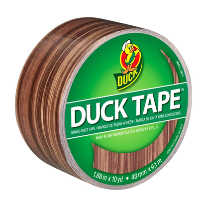 Duck Brand Duck Printed Duct Tape, Checker, 1.88 Inches x 10 Yards, Single Roll (280410)