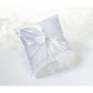 Lillian Rose White, Medium 7.5"" Vintage Jeweled Lace Wedding Ring Pillow, (RP385 W)